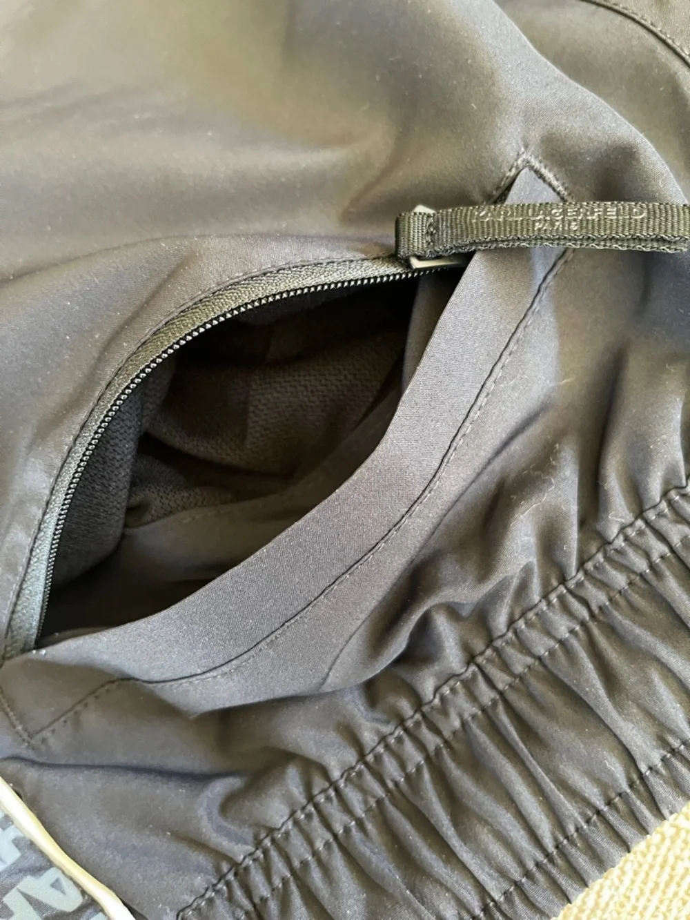 Karl Lagerfeld Swim Trunks 5” Pockets‎ Elastic Drawstring Waist Brief Liner